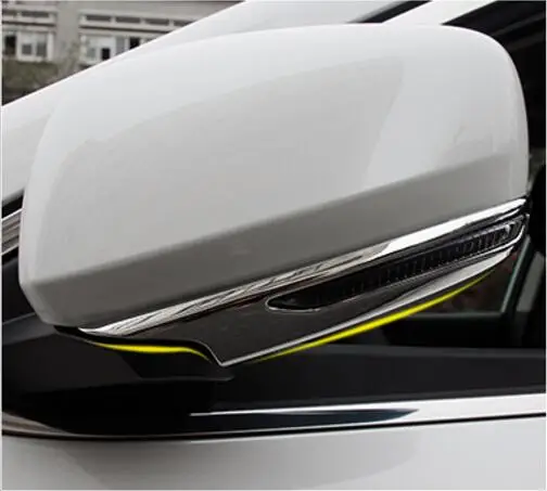 

JINGHANG ABS Chrome CAR Side Mirrors Rearview Cover Exterior Trim 2pcs Fits For Renault Kadjar 2016 2017 2018