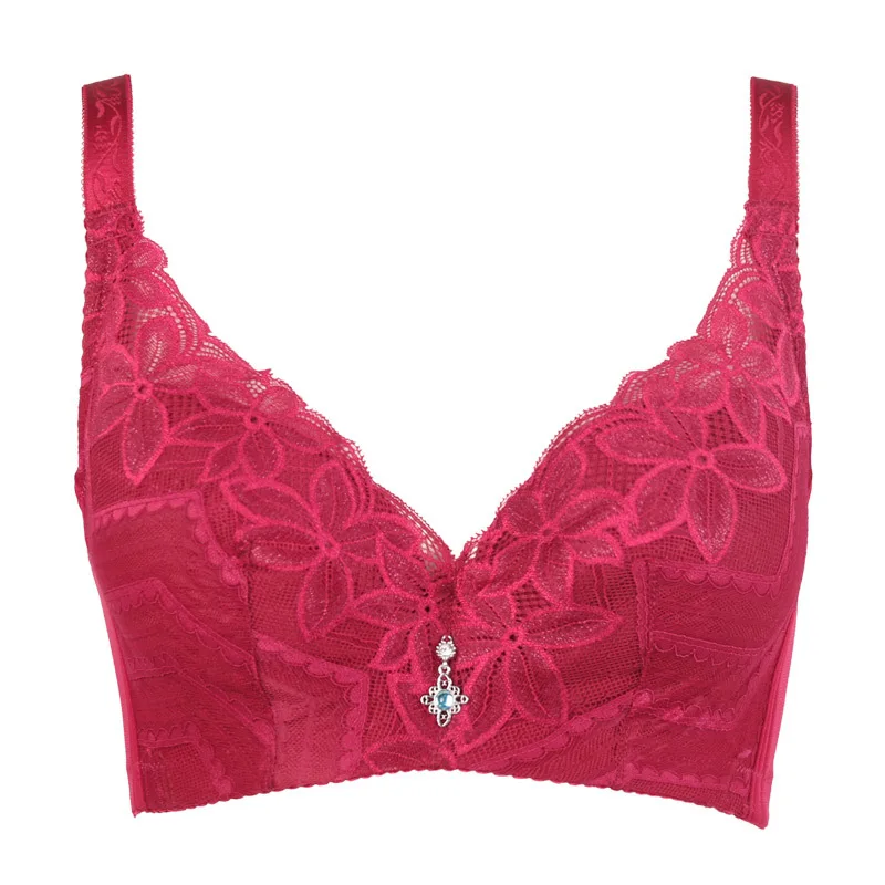 wine red bra