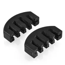 1pcs Mute Heavy Rubber Electric Acoustic Violin Fiddle Silencer 4/4 Black Violin parts Musical instrument accessories