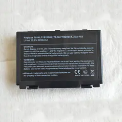 Ноутбук Батарея для Asus X70A X70E X70F X70I X70IS X70K X70Kr X70L X70S X70Se X70Sr X70Z X66 X70 X87 X66I K40A K40K50IN