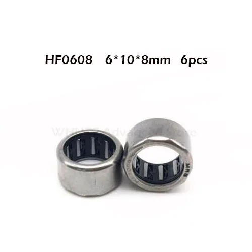 HF0608 подшипник 6*10*8 мм(6 шт.) нарисованная чашка игольчатый ролик сцепления HF061008 игольчатый подшипник