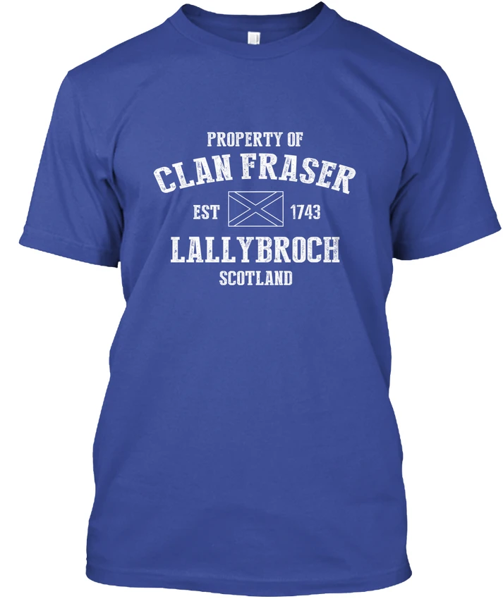 Outlander Lallybroch Property Of Clan Fraser Est popular Tagless Tee T
