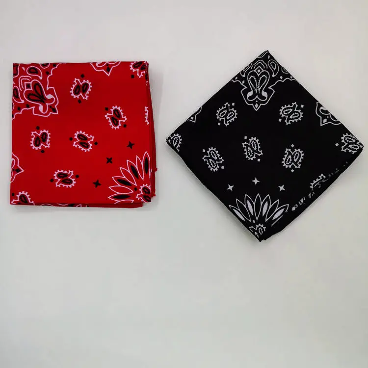 Cycling Bandana Bandana Headscarf Cotton Bandana Camouflage Bandana Motorcycle Bandana Multifunctional Bandana Bandana Neck Cover 68*68cm Hip-Hop Paisley Skull For Men/Women