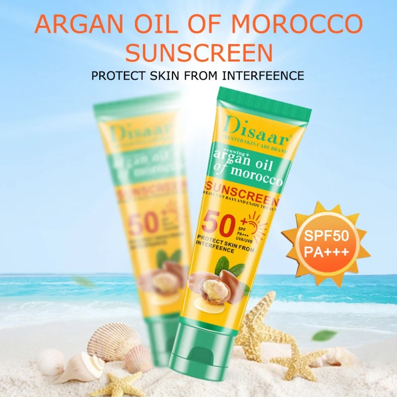 

Body Facial Sun Lotion SPF 50 Isolation UV Sunblock Concealer Sunscreen Cream Waterproof Lasting Summer Cosmetic Makeup