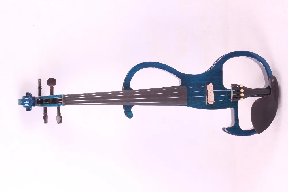

4/4 Electric Violin 4 string blue color #2 the item is the color if you need other color please tell me