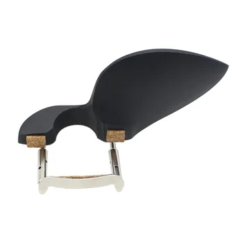 

New 3/4 4/4 Violin Chin Rest Chinrest Wood with Standard Bracket Black