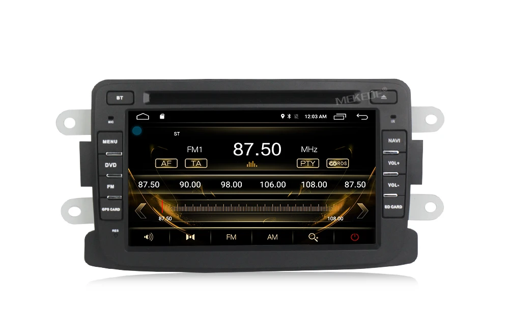 Discount MEKEDE 4g LTE Android 7.1 Car DVD Player For Dacia Sandero Duster Captur Lada Xray 2 Logan Trafic X83 2014 GPS radio 18