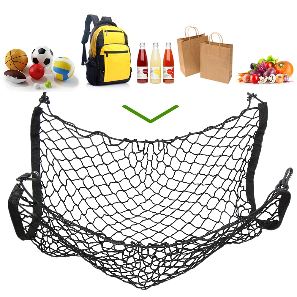 

Car Trunk Luggage Storage Net Accessories for mazda mitsubishi lancer 10 nissan x-trail t31 lacetti vesta kia rio 3 ix35 asx