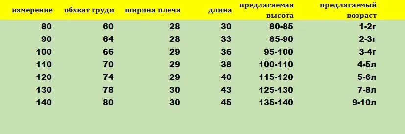 vest size