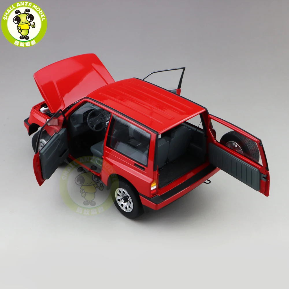 1/18 DORLOP Suzuki Vitara Escudo левосторонний диск Diecase модели автомобилей игрушки Детские подарки для мальчиков девочек красного цвета