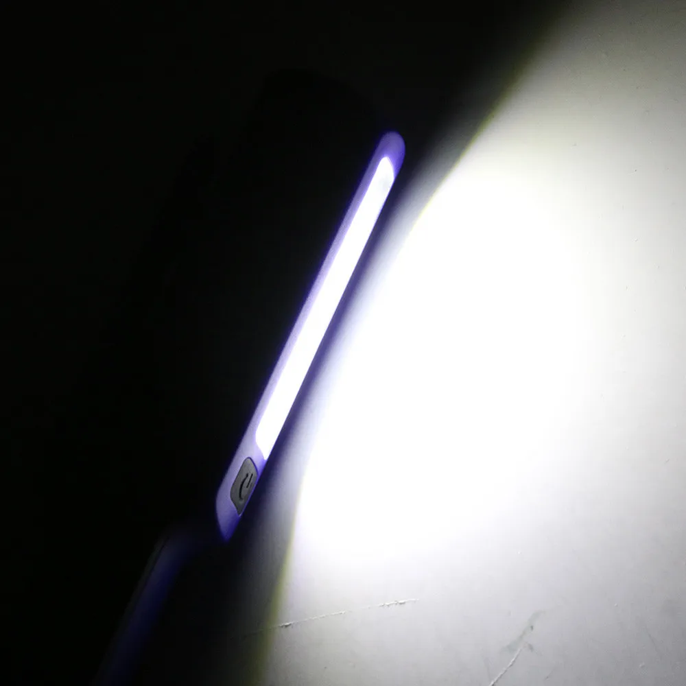 Фонарик 2в1 перезаряжаемый светодиодный COB Кемпинг Рабочая лампа для досмотра ручной фонарик Магнитный лампе фронтал linterna фонарик