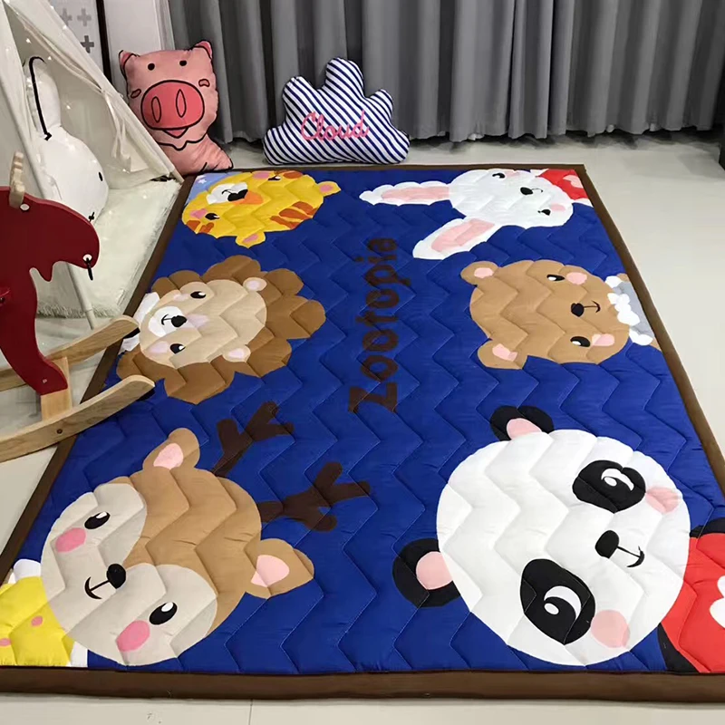 Kids Room Decorative Floor Carpet 145*195cm Baby Play Mat Children's Mat Kids Rug Playmats Thick Baby Nursery Pads Crawling Mat Kids Room Decorative Floor Carpet 145*195cm Baby Play Mat Children's Mat Kids Rug Playmats Thick Baby Nursery Pads Crawling Mat