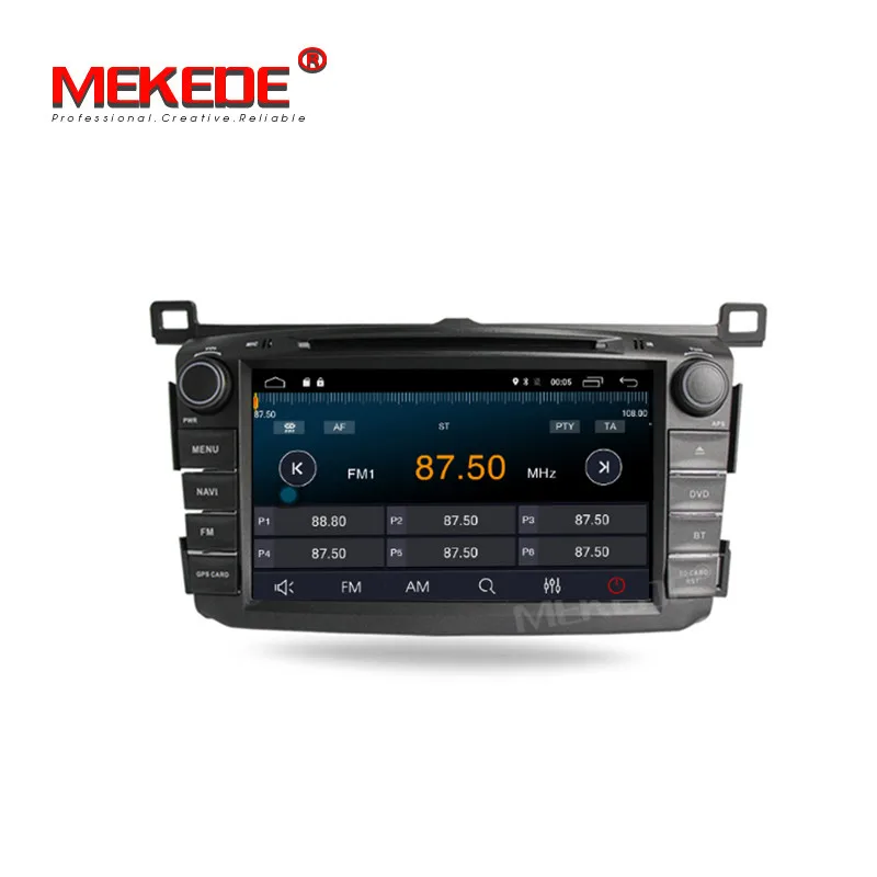 Clearance Free shipping! 8"2din android 7.1 car dvd player for TOYOTA RAV-4 RAV4 2013-2015 support GPS navigation 4G SIM wifi bluetooth 3