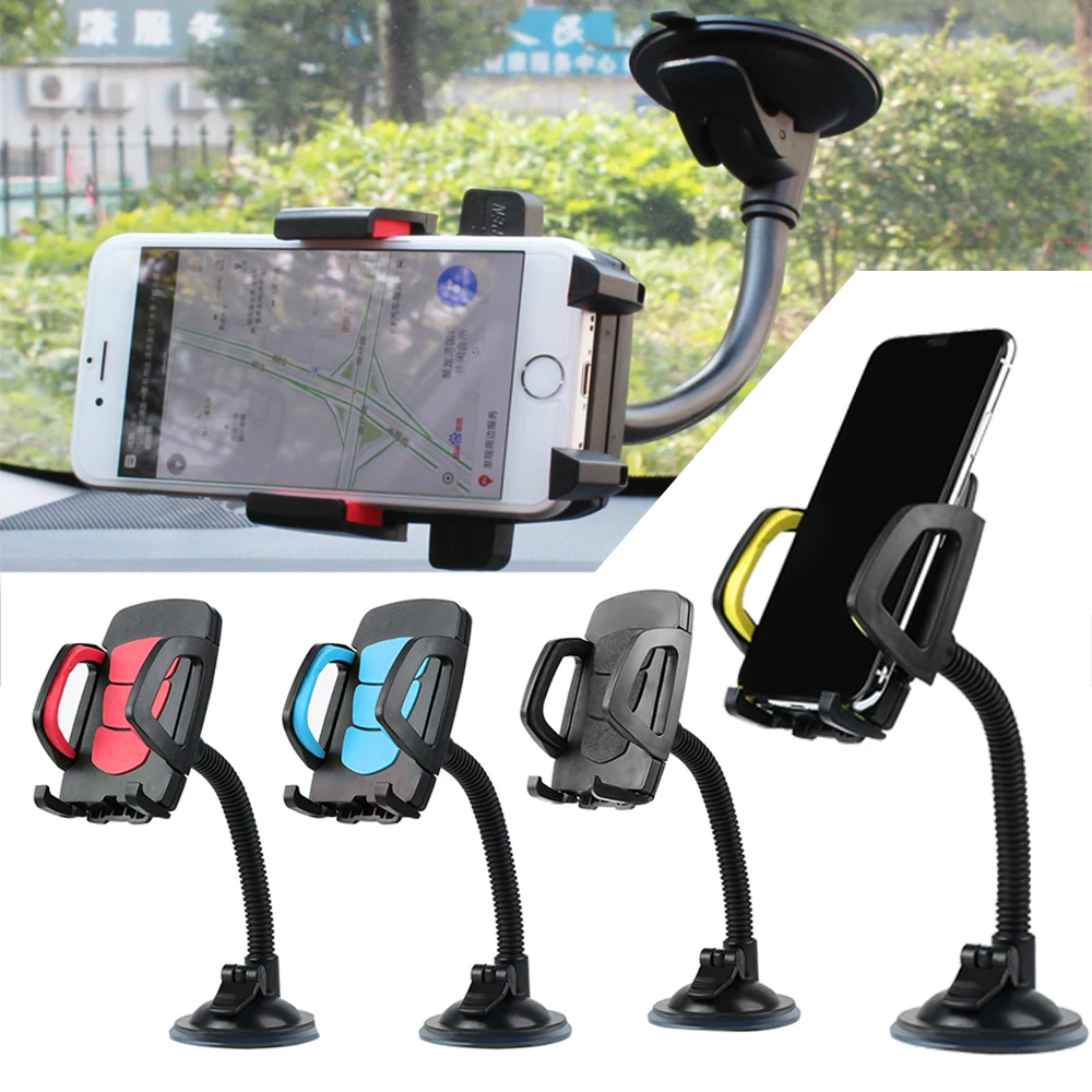 1 Pcs Universal Long Arm Windshield mobile Cellphone Car Mount Bracket