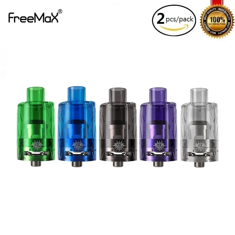 

2pcs/lot original Freemax Gemm Disposable Vape Tank Sub Ohm Atomizer 5.0ml 25mm with Mesh Coil Vaporizer VS iJoy Mystique Mesh