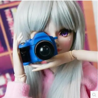 1 шт. DIY Камера для BJD кукла 1/6 bjd sd pullip blyth кукольные аксессуары Мода Камера для кукла длиной 30 см Подставки для фотографий