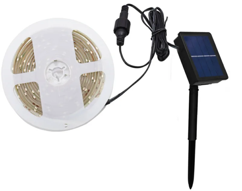 

Warm White / Cold White / RGB Led Strips Solar Built-in rechargeable battery 7hours Working time 3M SMD2835 CREE LED Chip CE UL