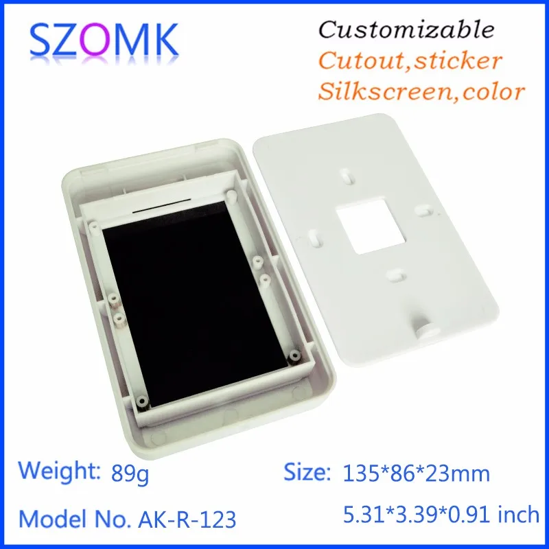 szomk plastic enclosure for electronics plastic case plastic box for electronics project RFID sensor junction box plastic housing access housing door entrance system IC card control box sensor  (7)