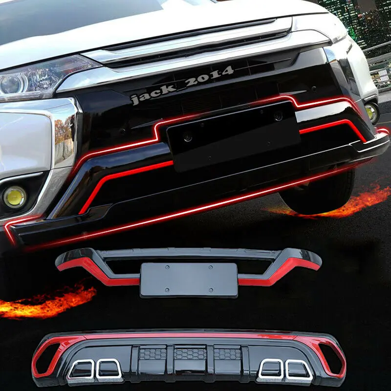 Передний и задний бампер решетка радиатора подходит для Mitsubishi Outlander 2016 2017