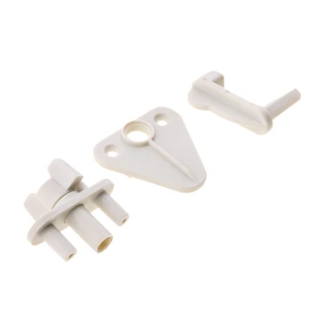 

Marine Pontoon Boat Gray Gate Latch Fits 1'' 1-1/8'' and 1-1/4'' Square Tubing Rattle proof