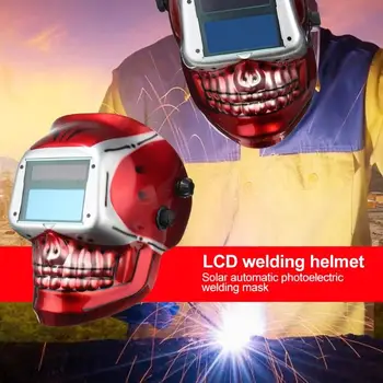 

LCD Solar Auto Darkening Welding Helmet Weld Mask Protection Goggles Lens Sensitivity Adjustable Welding Helmet Solar Power