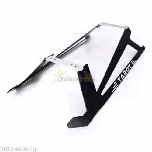 TAROT Carbon Fiber Metal Landing Skid Set For Trex 500 Helicopter tarot rc helicopter parts metal swashplate leveler tool for trex 450 500 helicopter