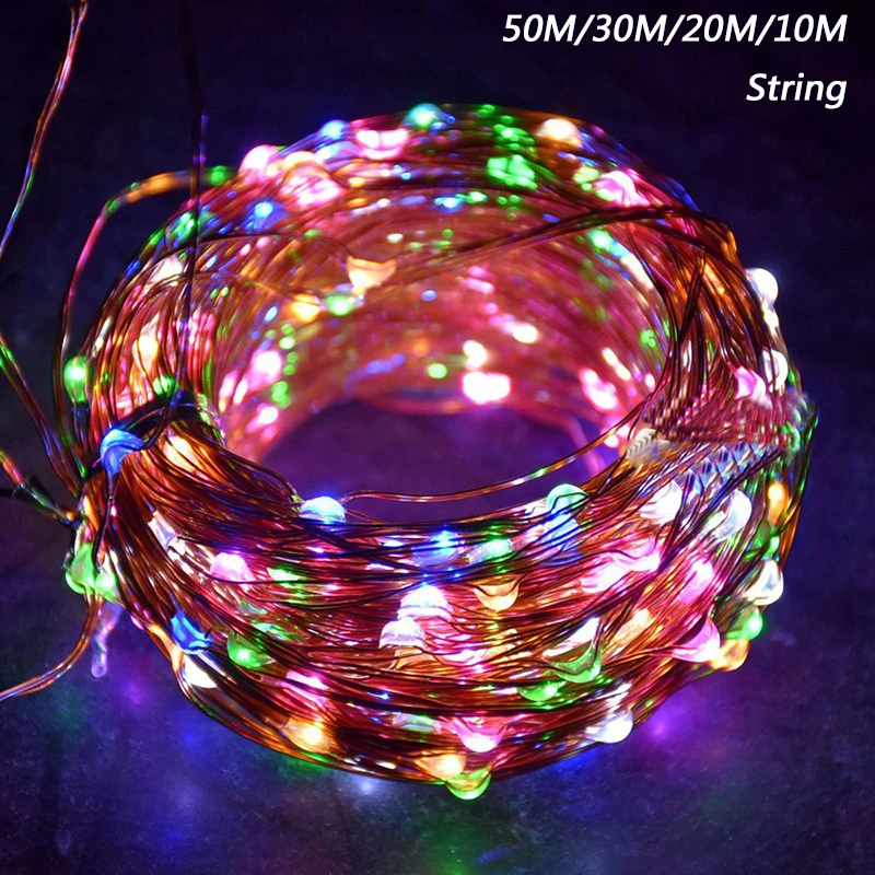 

Litwod Z20 10M 20M 30M 50M 100M LED string Fairy light holiday decoration DC24V DC12V Waterproof outdoor light with controller