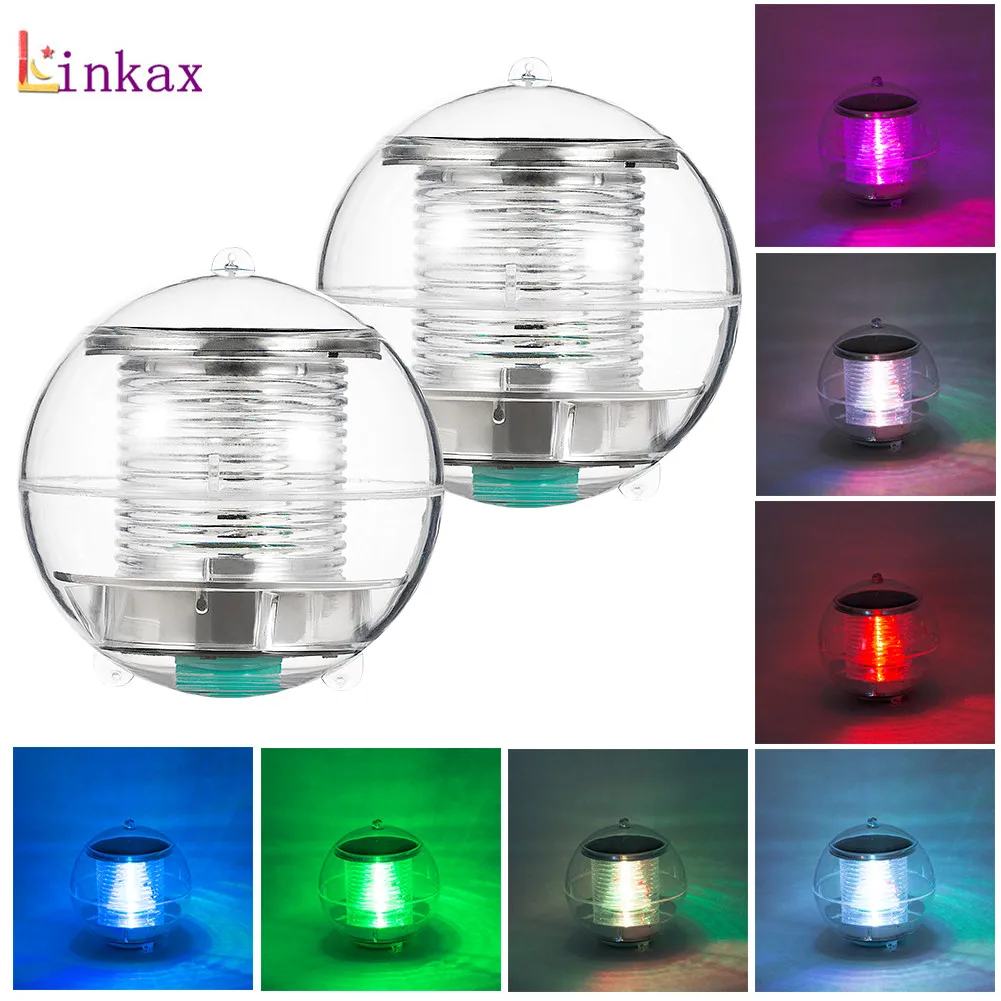 Solar Powered Floating Lamp Multi colored Lamp RGB Water Resistant