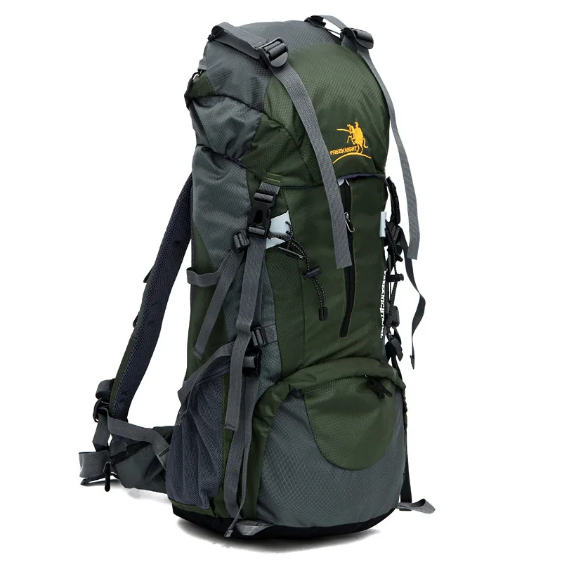 New 70L Nylon Oxford Climbing Hiking Backpack Waterproof Quality Camping Mountaineering Backpacks Men Women Outdoor Sports Bags