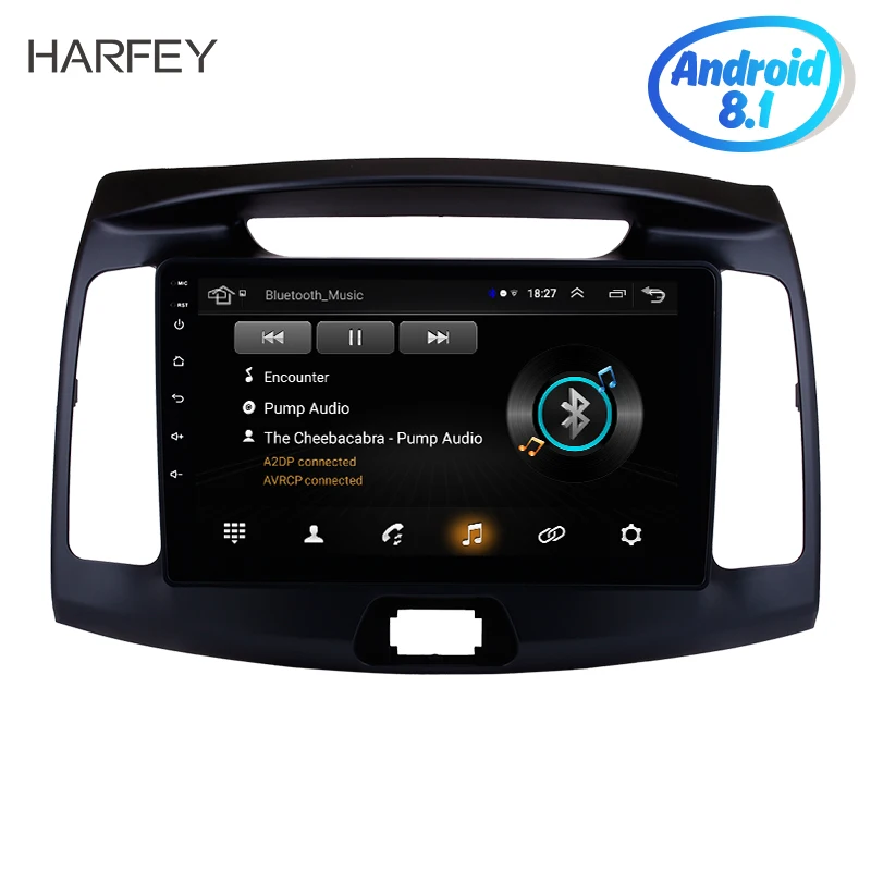 Harfey для Hyundai Elantra 2011 2016 радио 9 дюймов Android 1 GPS навигация автомобильный