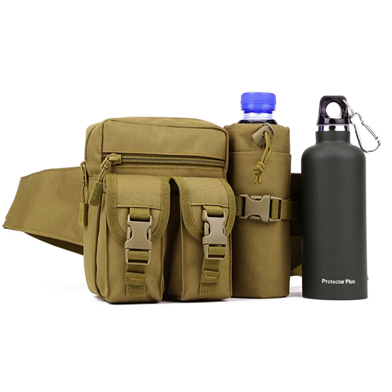 comicsahoy.com : Buy Protector Plus Men&#39;s Woodland Tactical Waist Pack Pouch With Water Bottle ...