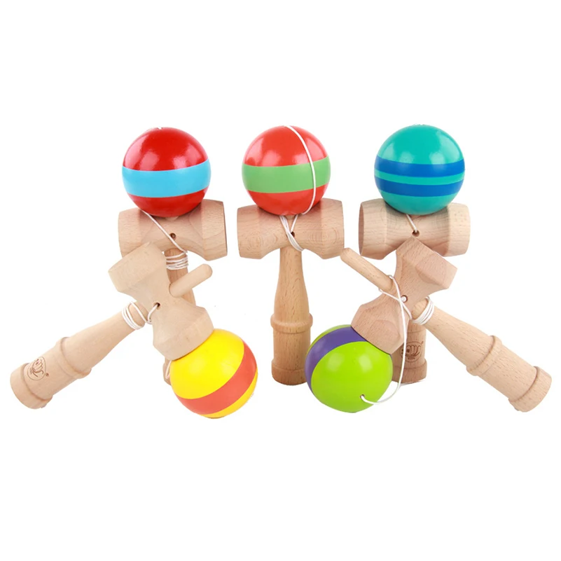 Профессиональные деревянные Kendama умелые Джамбо полосы Kendama стресс мяч на открытом воздухе жонглирование игры традиционные шары игрушки для подарков