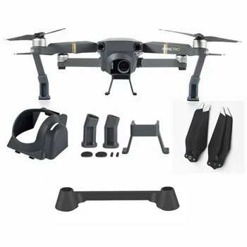 

DJI Mavic Pro Accessories (4 in 1 bundle) ,Drone propeller/landing gear and Lens Sun Shade and Transmitter Stick Thumb