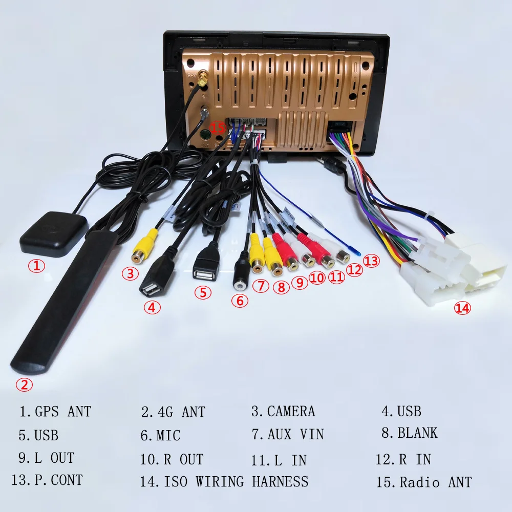 Discount Funrover 4G RAM Android9.0 Car dvd player For Toyota Avensis 2009-2013 8 core gps navigation autoradio tape recorder DSP 64G ROM 15