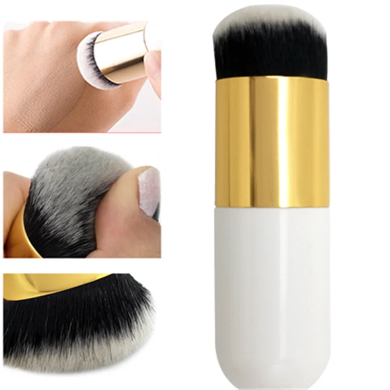 

Hot Sale Chubby Pier Foundation Brush Flat Cream Makeup Brushes Professional Cosmetic Make-up Brush