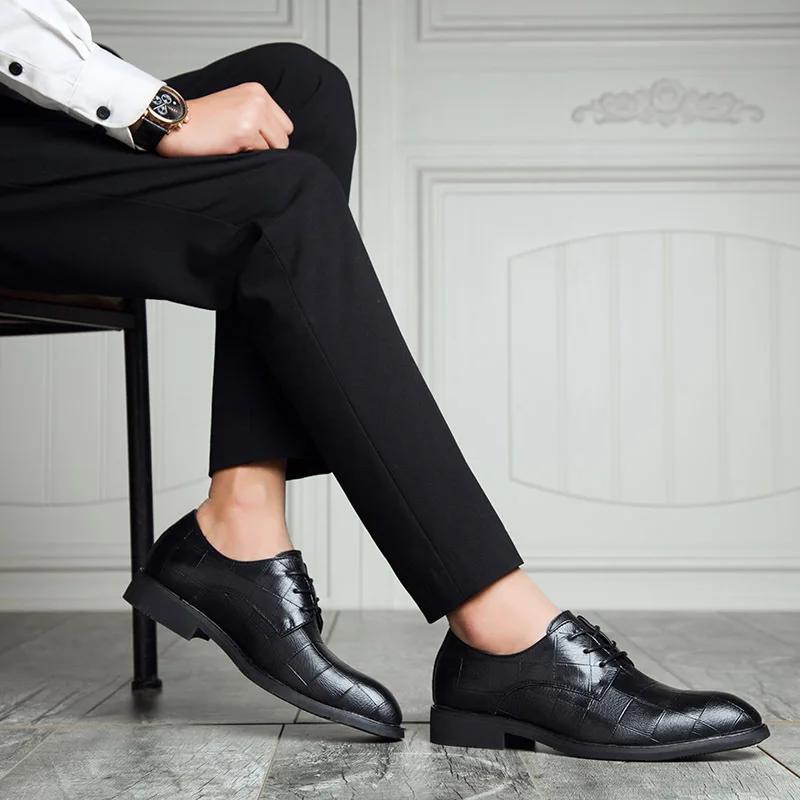 

Man England Leather Male Business Dress Male Men Shoes Leather Leather Casual Shoes Men Dress Leather Shoes Fashion Hot Selling