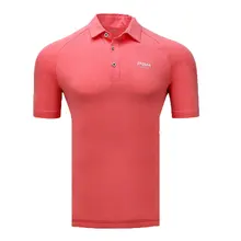 Pgm Golf Мужские ультратонкие топы, футболка с коротким рукавом, летняя быстросохнущая спортивная одежда, Джерси, дышащая крутая футболка AA11832