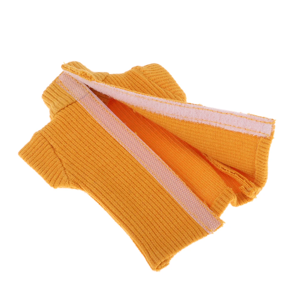  knitting wool material Handmade Doll Sweater Vest 11inch Doll Clothes Hand Knit Turtleneck Sweater For girls  Doll Fits 
