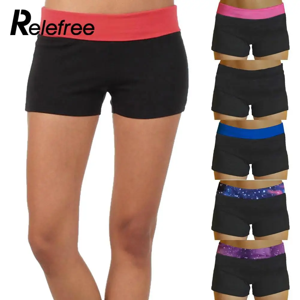 

Summer Womens Running Yoga Sports Shorts Gym Workout Waistband Hot