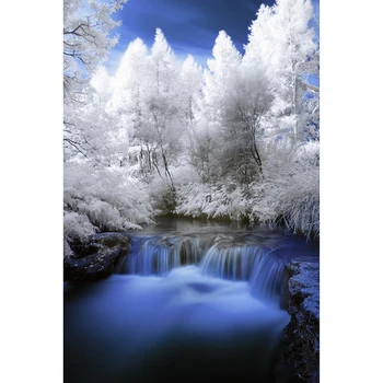 

NEW 5D DIY Diamond Painting "Winter Snow Cedar" Animal Diamond Embroidery Cross Stitch Needlework Full Drill Home Decoration GT