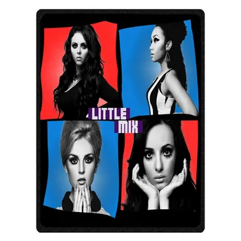 

Little Mix Coral Fleece Children Travel Blanket Custom Bed Sofa Car Winter Warm Throw Blankets Bed Sheet