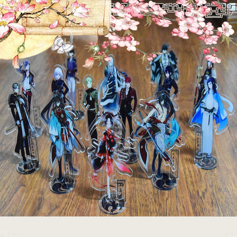 

Anime Touken Ranbu Online yamatonokami yasusada Kashuu Kiyomitsu Hotarumaru Cosplay Acrylic Stand Figure Desk Stand Figure