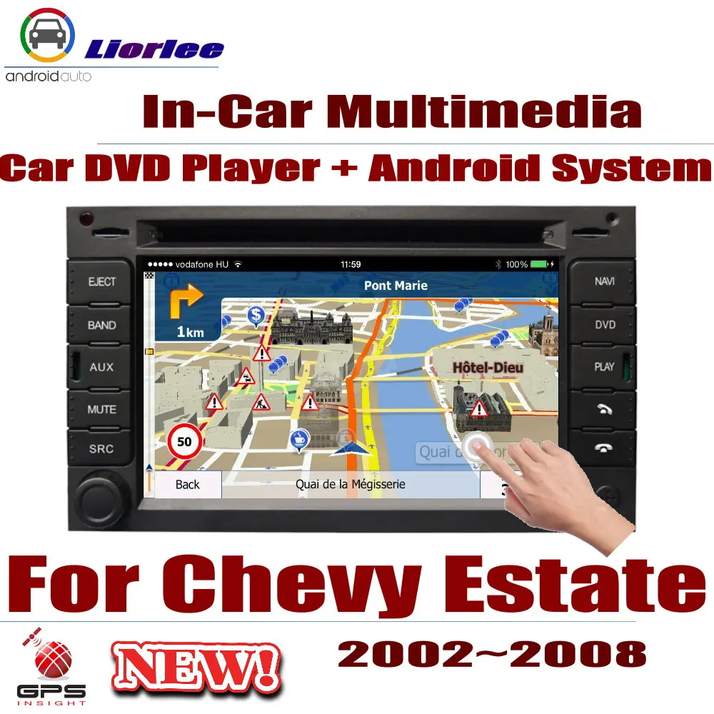 Perfect Car Radio DVD Player GPS Navigation For Chevrolet Estate 2002~2008 Android HD Displayer System Audio Video Stereo In Dash 0