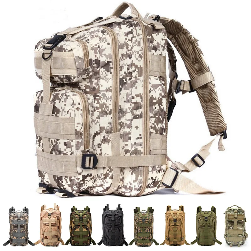 8 اللون 1000d النايلون الرجال والنساء 30-45L اكسسوارات الرياضة حقيبة الظهر الرياضة تسلق حقيبة 258 طن