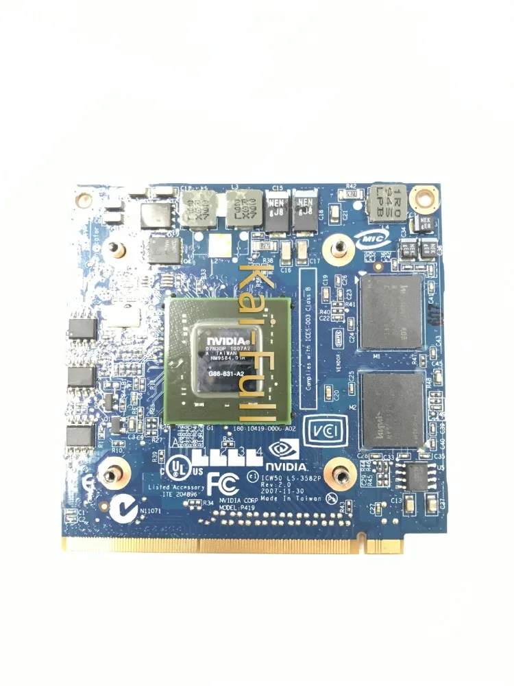 Для видеокарты GeForce 8400M GS 8400MGS DDR2 256 Мб для Acer Aspire 5920G 5520 5520G 4520 7520G 7520 7720G|Материнские