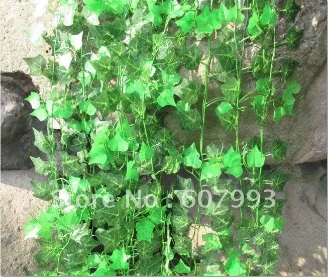 Artificial greenery plant vine, faux fabric silk ivy, fake vine boston