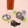 Reusable Stainless Steel Tea Infuser Basket Fine Mesh Tea Strainer With 2 Handles Lid Tea and Coffee Filters for Loose Tea Leaf ► Photo 3/6