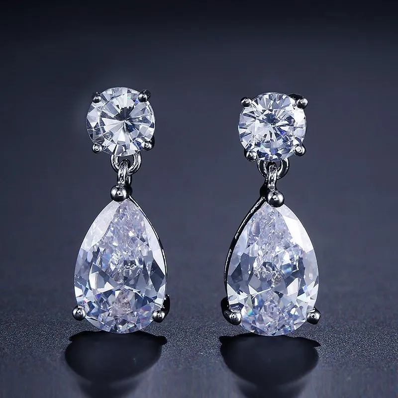 

Fashion Drop Earrings AAA Zircon High Quality Ladies Earrings Fashion Trend Jewelry