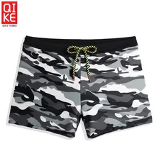 Мужской купальный костюм купальник Гавайские бермуды одежда шорты для бассейна maillot de bain Боксеры бикини шорты с принтом сетка