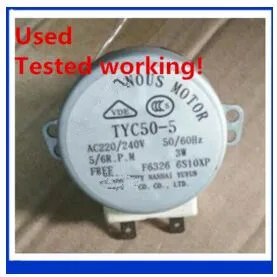 

1pcs Used tested working TYC50-5 Microwave Turntable Motor